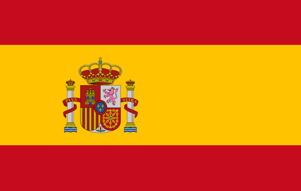 De vlag van Spanje