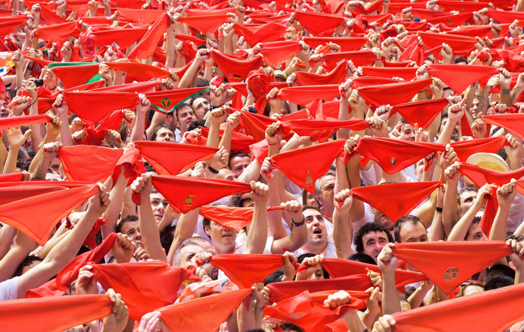 San Fermín feesten in Pamplona