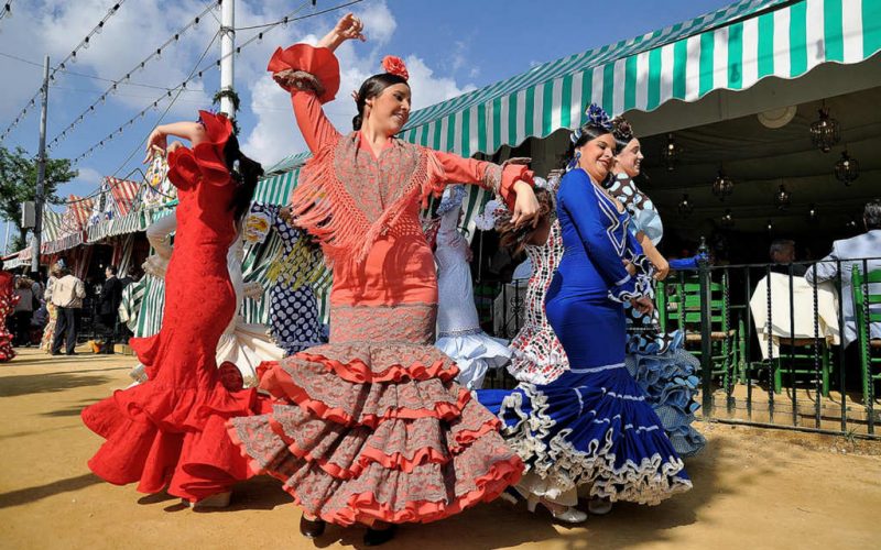 De Feria de Abril in Sevilla